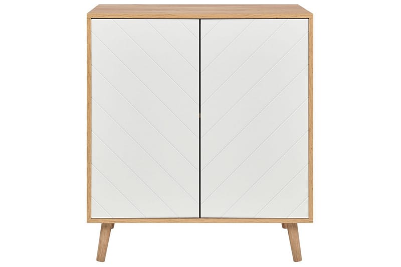 Sidebord Bristow Hvit, lyst tre - Hvit, lyst tre - Møbler - Bord - Avlastningsbord - Lampebord & sidebord