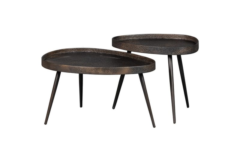 Sidebord Crude Set of 2 - Møbler - Bord - Avlastningsbord - Lampebord & sidebord