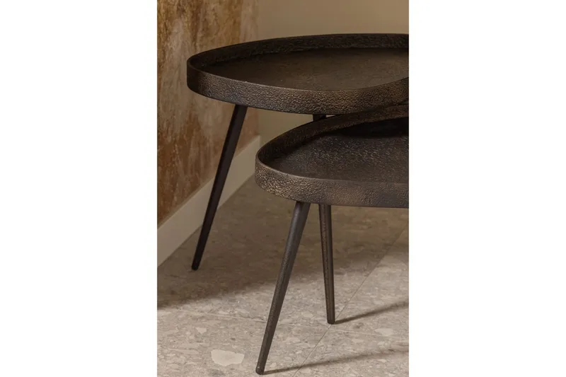 Sidebord Crude Set of 2 - Møbler - Bord - Avlastningsbord - Settbord