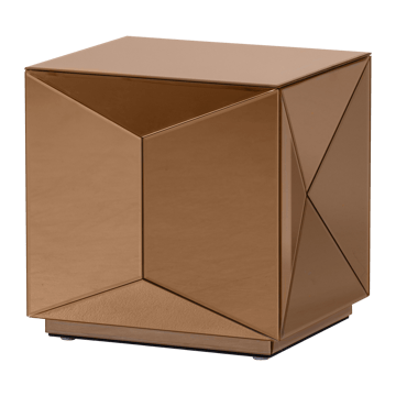 Sidebord Glintz 40 cm - Brun - Møbler - Bord - Avlastningsbord - Lampebord & sidebord