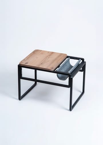 Sidebord Hanah Home Brut (40 x 64 x 45 cm) Atlantic Pine Svart - Møbler - Bord - Avlastningsbord - Lampebord & sidebord