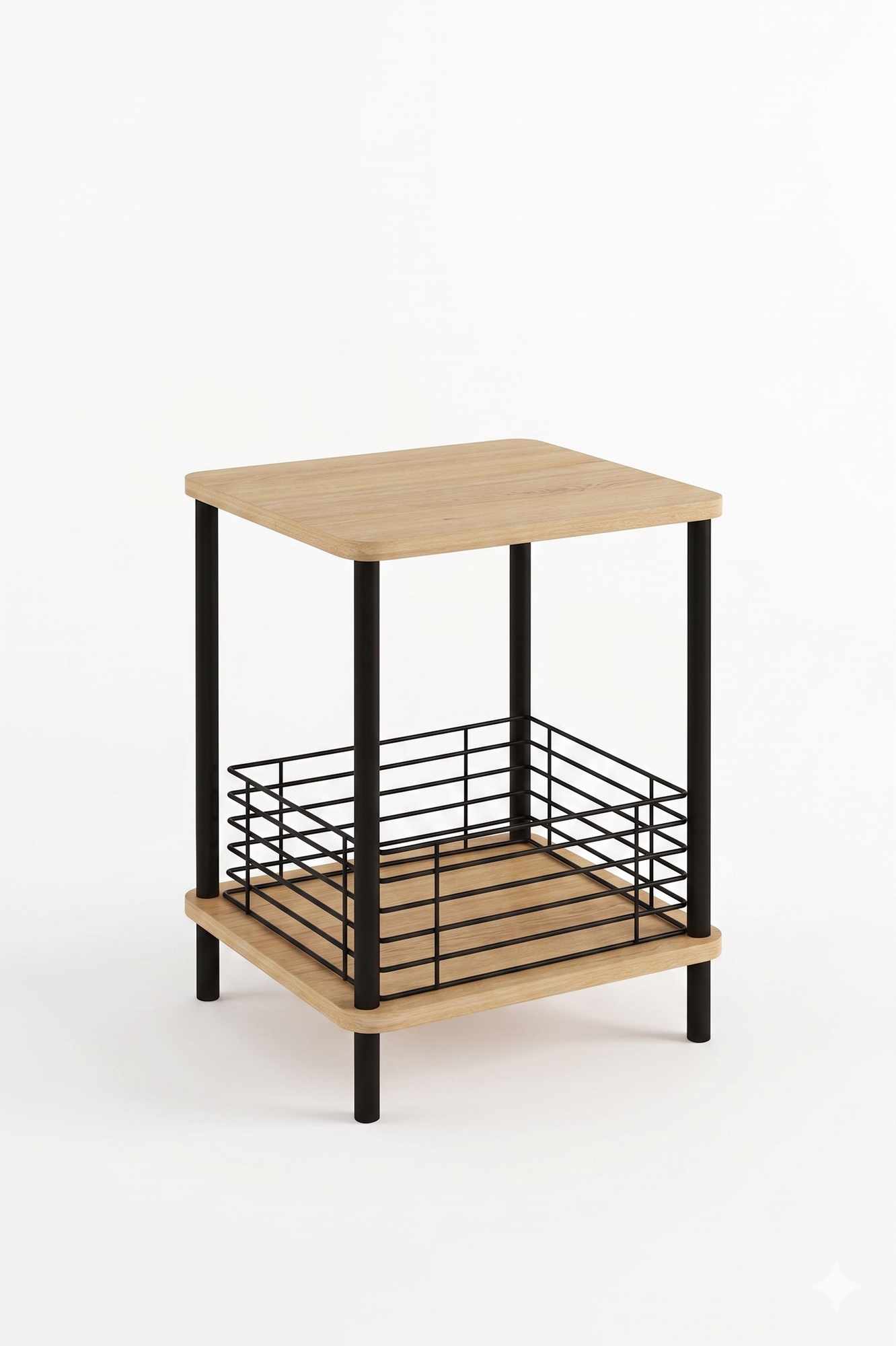 Sidebord Hanah Home Haseki (45 x 58 x 38 cm) Sapphire Oak - Sapphire Oak