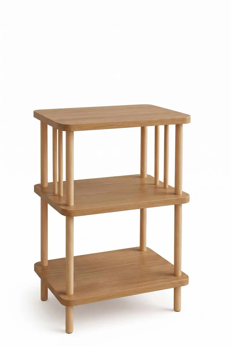 Sidebord Hanah Home Pika Tray (40 x 75 x 30 cm) Sapphire Oak, Sapphire Oak