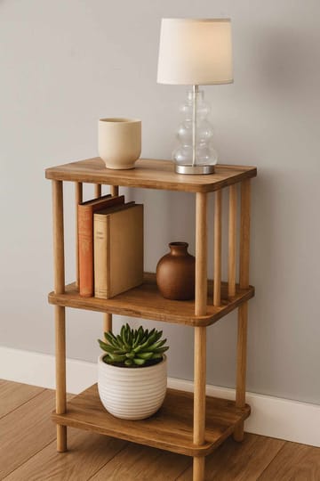 Sidebord Hanah Home Pika Tray (40 x 75 x 30 cm) Furu - Furu - Møbler - Bord - Avlastningsbord - Lampebord & sidebord