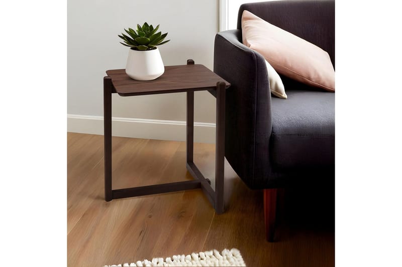 Sidebord Harven Valnøtt - Mørkebrun - Møbler - Bord - Avlastningsbord - Lampebord & sidebord