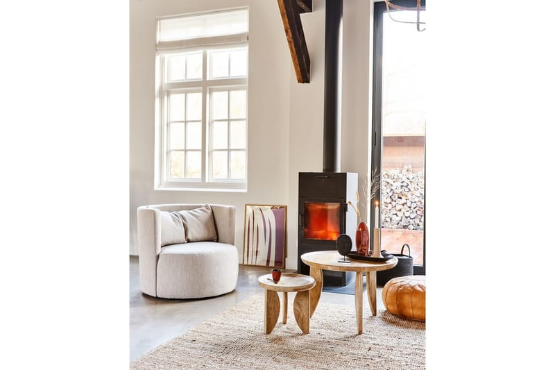 Sidebord High Heels Sett med 2 - Naturlig - Møbler - Bord - Avlastningsbord - Settbord