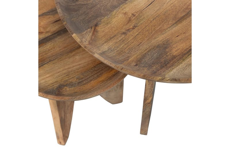 Sidebord High Heels Sett med 2 - Naturlig - Møbler - Bord - Avlastningsbord - Lampebord & sidebord