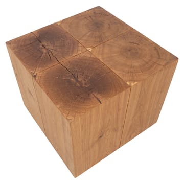 Sidebord HOME4YOU Bronte 50x50x45 cm eik - brun - Møbler - Bord - Avlastningsbord - Lampebord & sidebord