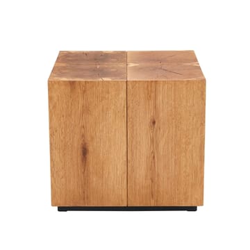 Sidebord HOME4YOU Bronte 50x50x45 cm eik - brun - Møbler - Bord - Avlastningsbord - Lampebord & sidebord