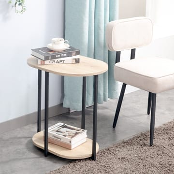 Sidebord HOME4YOU Hannes 52x35x54 cm Rustikk melamin - brun - Møbler - Bord - Avlastningsbord - Lampebord & sidebord