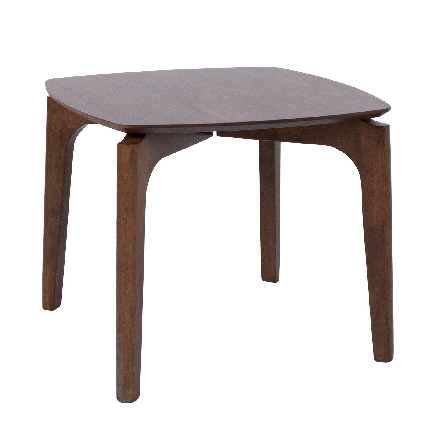 Sidebord HOME4YOU Haydie 60x60x50 cm Valnøtt - valnøtt