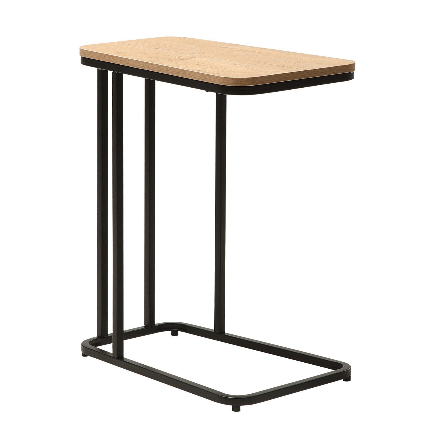 Sidebord HOME4YOU Hedvig 50x32x60 cm ask/svart - ask/svart