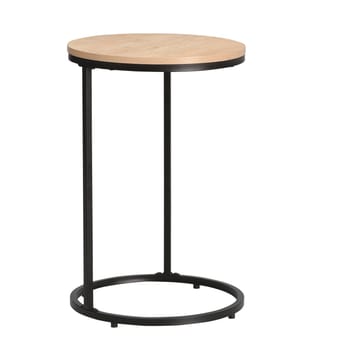 Sidebord HOME4YOU Hedvig D40x60 cm Ask/Svart - Ask/svart - Møbler - Bord - Avlastningsbord - Konsollbord