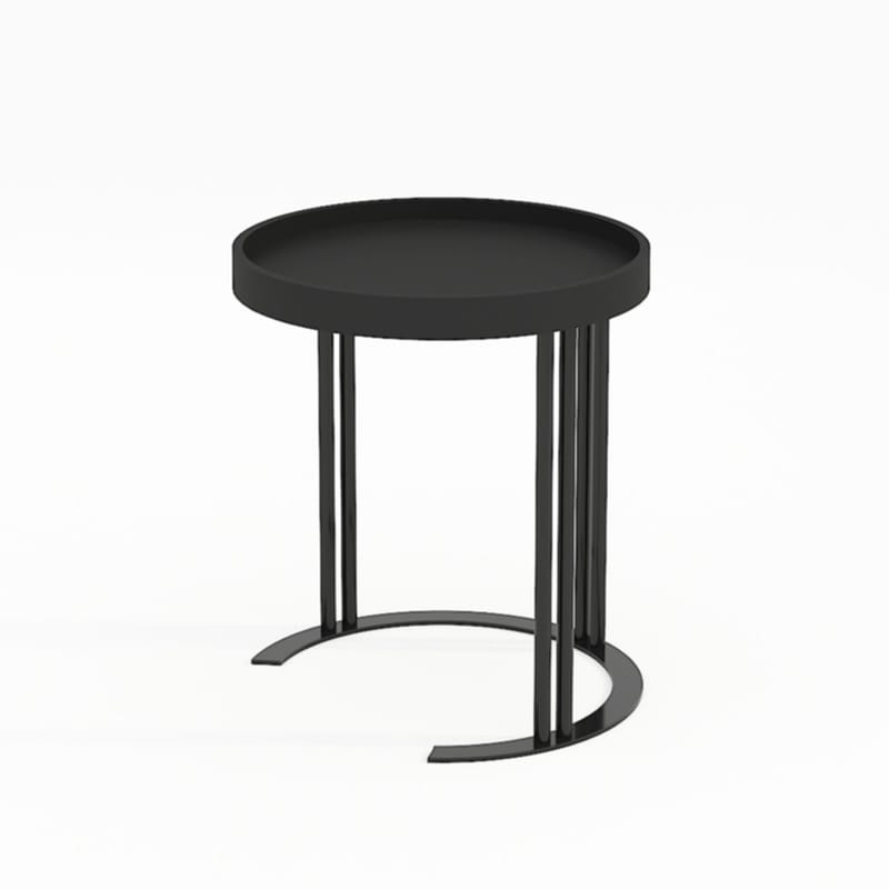 Sidebord HOME4YOU Keira 40x45 cm Svart - svart - Møbler - Bord - Avlastningsbord - Lampebord & sidebord