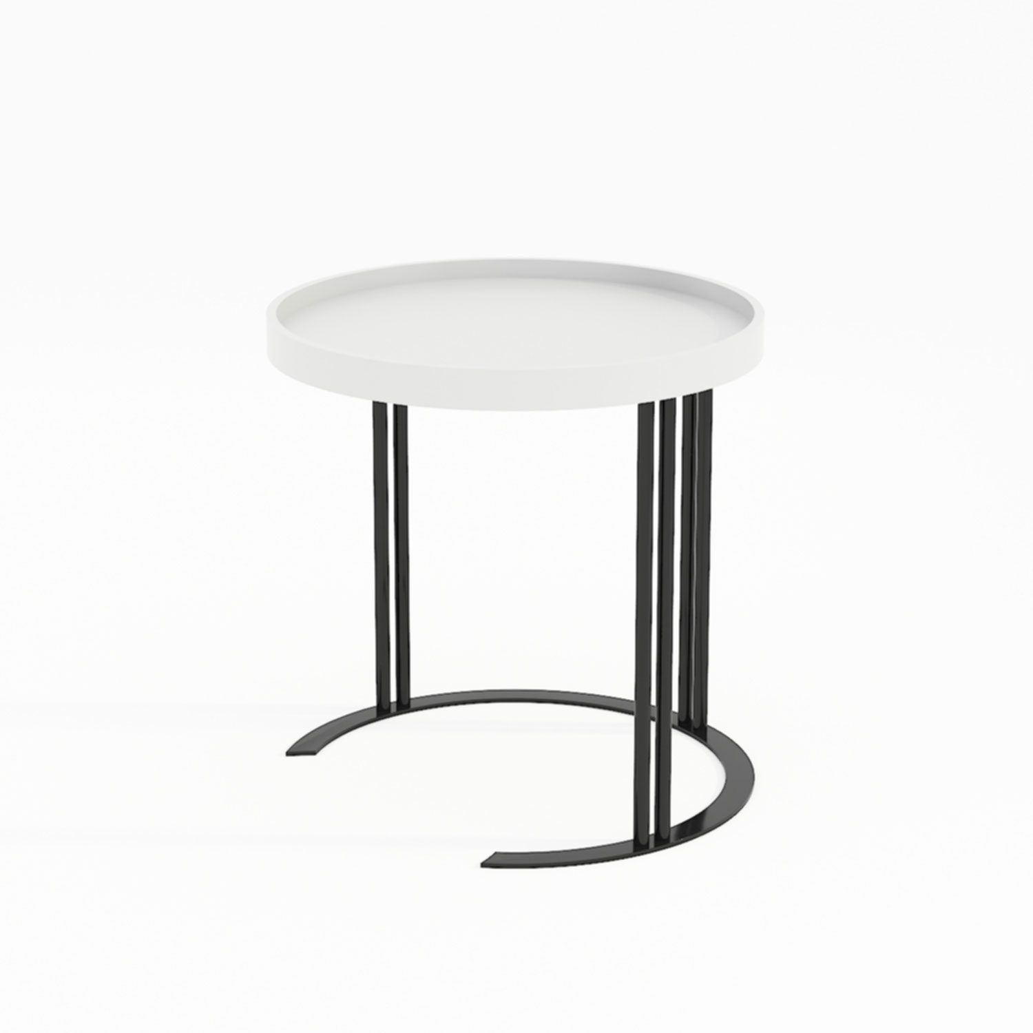 Sidebord HOME4YOU Keira 50x50 cm Hvit - hvit
