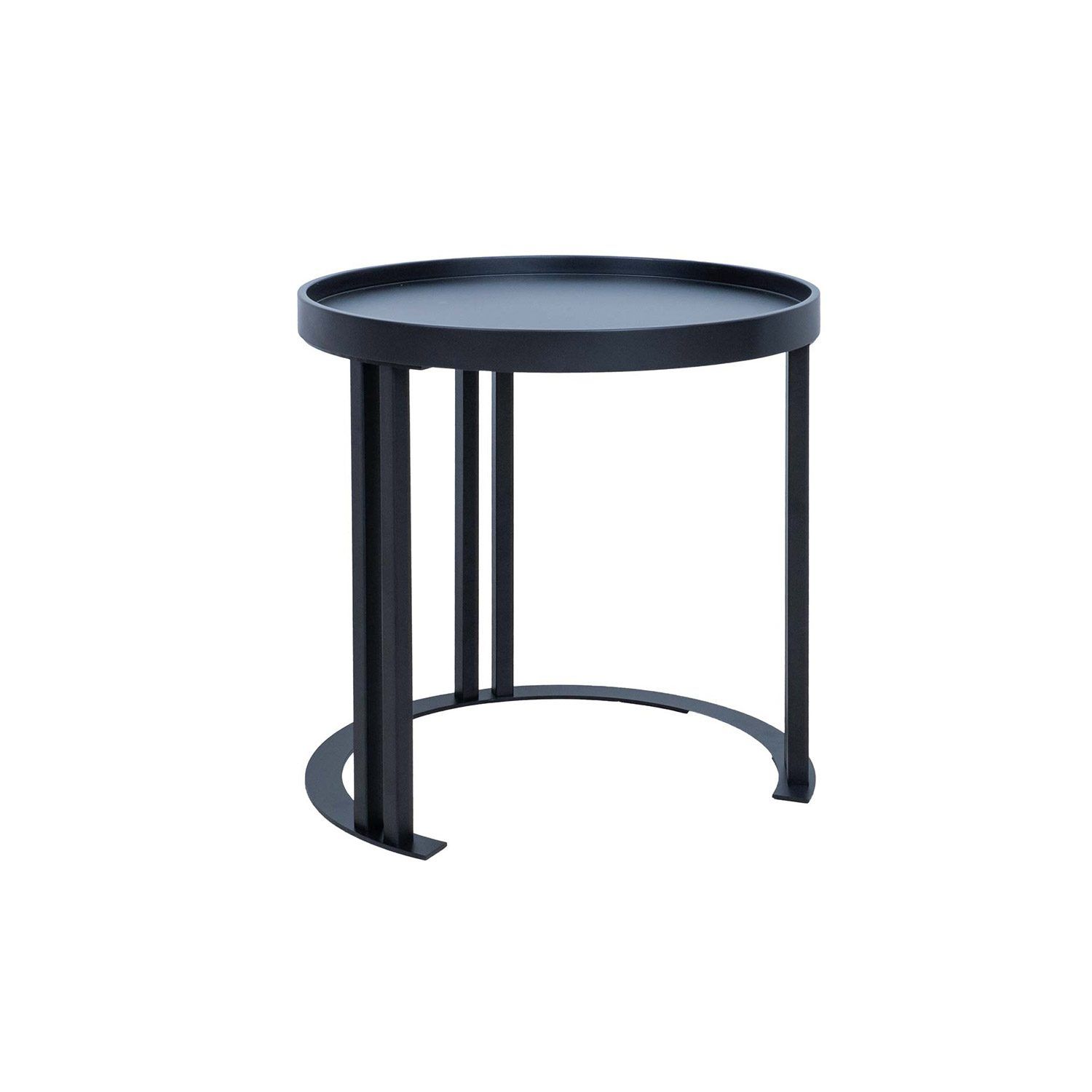 Sidebord HOME4YOU Keira 50x50 cm Svart - svart