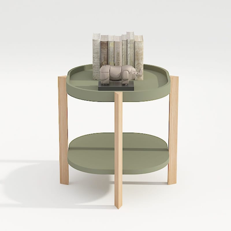 Sidebord HOME4YOU Norah 40x40x60 cm Grønn - grønn - Møbler - Bord - Avlastningsbord - Lampebord & sidebord
