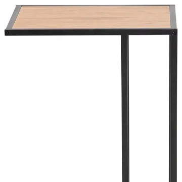 Sidebord HOME4YOU Seaford 43x35x63 cm eik - eik - Møbler - Bord - Avlastningsbord - Lampebord & sidebord