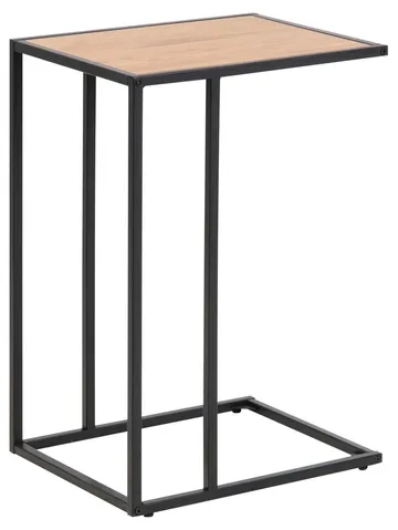 Sidebord HOME4YOU Seaford 43x35x63 cm eik - eik - Møbler - Bord - Avlastningsbord - Lampebord & sidebord