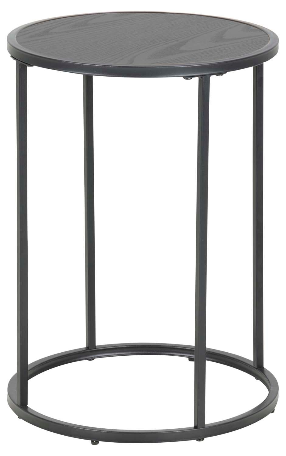 Sidebord HOME4YOU Seaford D40x55 cm svart - svart