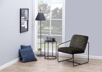 Sidebord HOME4YOU Seaford D40x55 cm svart - svart - Møbler - Bord - Avlastningsbord - Lampebord & sidebord