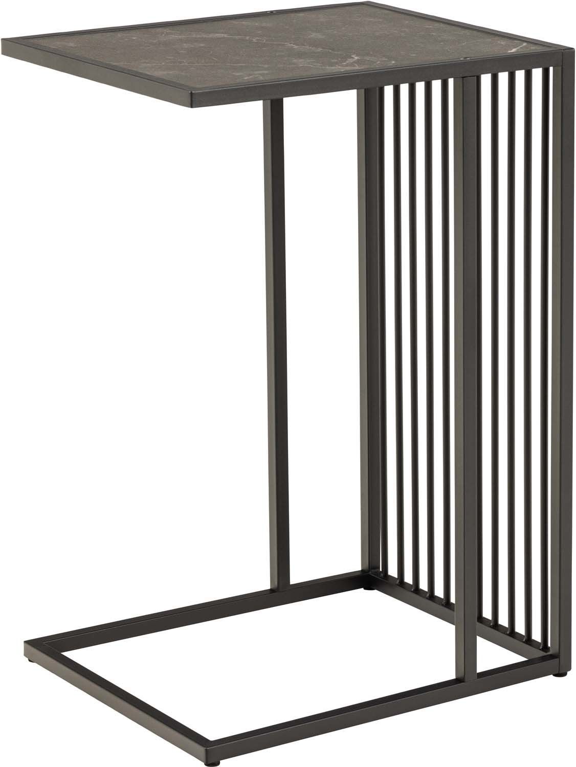 Sidebord HOME4YOU Strington 35x43x63 cm svart - svart