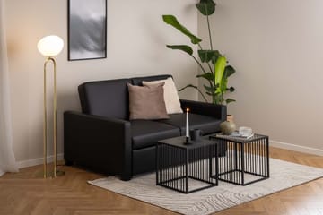Sidebord HOME4YOU Strington 40x40x40 cm Grå - grå - Møbler - Bord - Avlastningsbord - Lampebord & sidebord