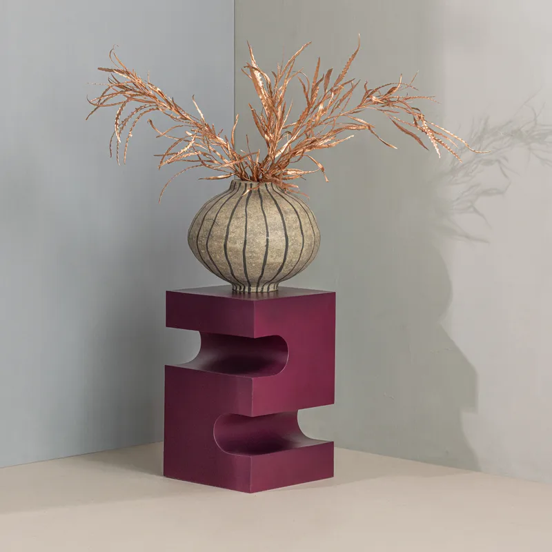 Sidebord Jessa 30 cm - Lilla/Brun - Møbler - Bord - Avlastningsbord - Lampebord & sidebord