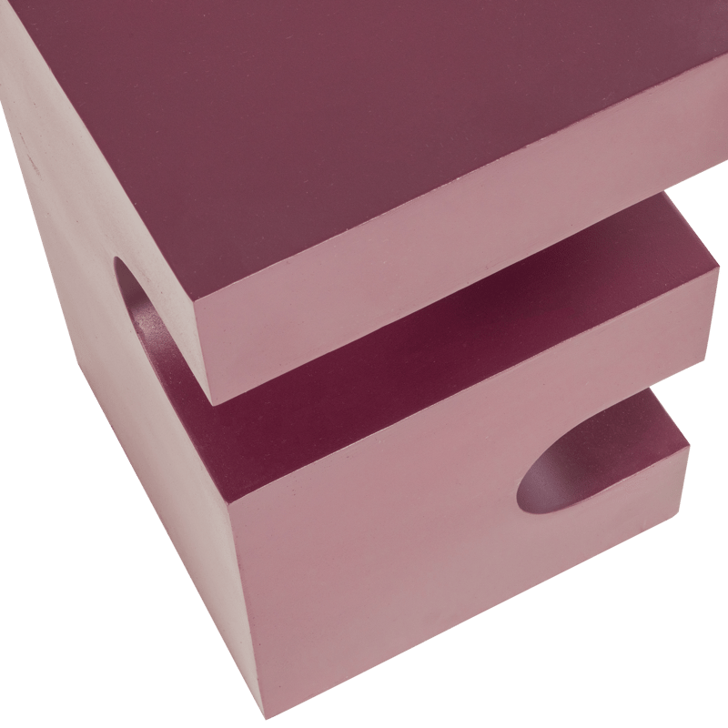 Sidebord Jessa 30 cm - Lilla/Brun - Møbler - Bord - Avlastningsbord - Lampebord & sidebord