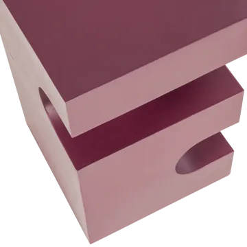 Sidebord Jessa 30 cm - Lilla/Brun - Møbler - Bord - Avlastningsbord - Lampebord & sidebord