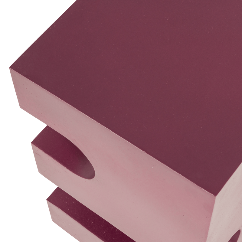 Sidebord Jessa 30 cm - Lilla/Brun - Møbler - Bord - Avlastningsbord - Lampebord & sidebord