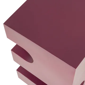 Sidebord Jessa 30 cm - Lilla/Brun - Møbler - Bord - Avlastningsbord - Lampebord & sidebord