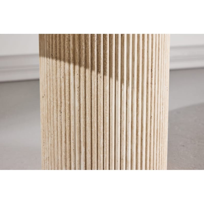 Sidebord Krille - Beige - Møbler - Bord - Avlastningsbord - Lampebord & sidebord