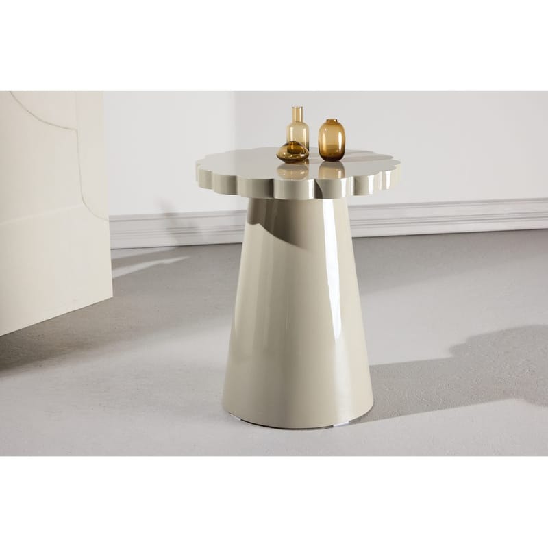 Sidebord Krull - Beige - Møbler - Bord - Avlastningsbord - Lampebord & sidebord