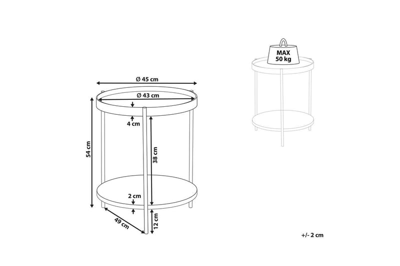 Sidebord Lander - Møbler - Bord - Avlastningsbord - Lampebord & sidebord