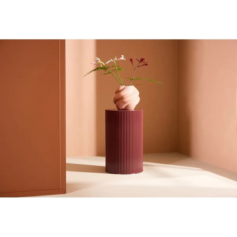 Sidebord Lenox - Burgunder - Møbler - Bord - Avlastningsbord - Lampebord & sidebord