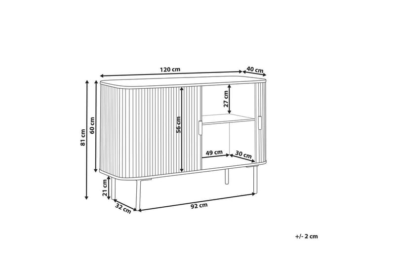 Sidebord Lindon - Møbler - Bord - Avlastningsbord - Lampebord & sidebord