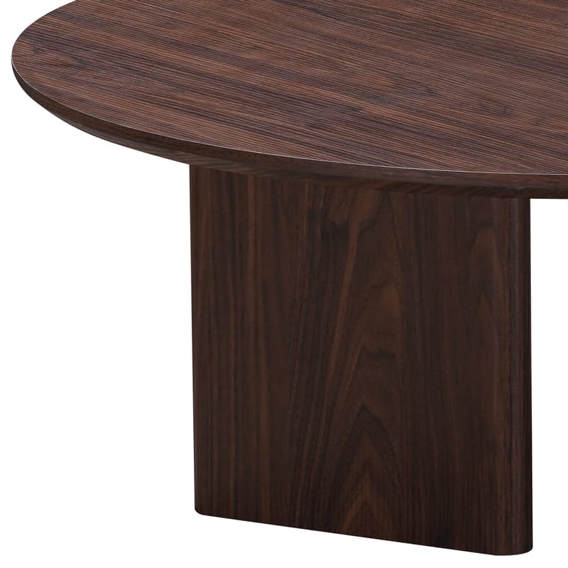 SIDEBORD Loft24 CHATHAM Mörkbrun - Valnøtt - Møbler - Bord - Avlastningsbord - Lampebord & sidebord
