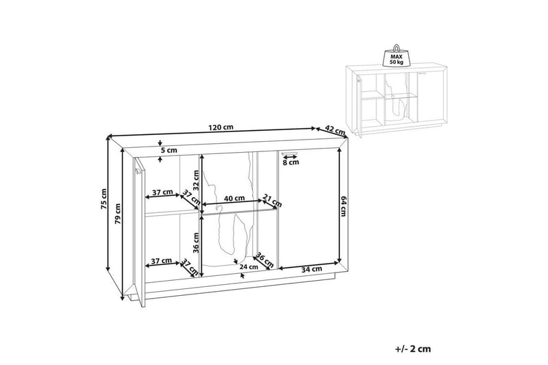 Sidebord Marana - Oppbevaring - Oppbevaringsmøbler - Sideboard & skjenker