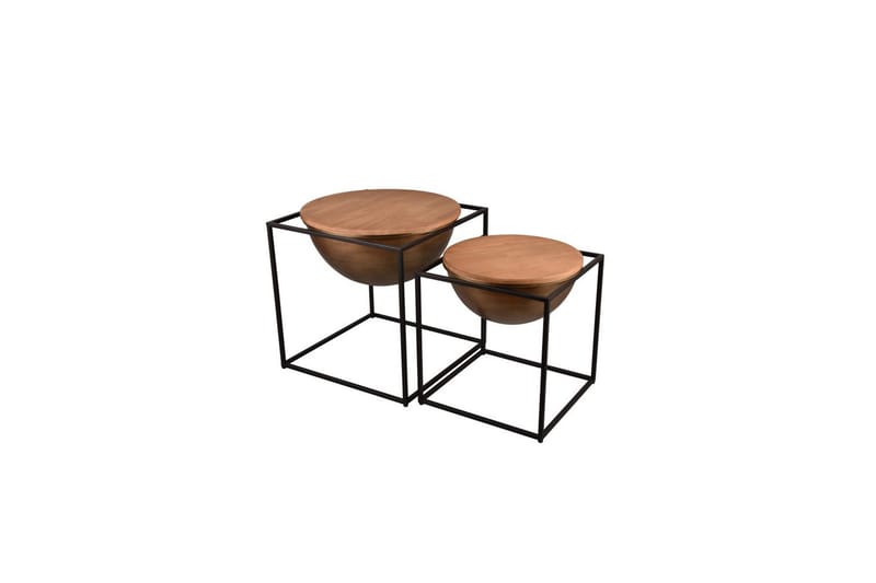 Sidebord Mirrors & More Celli 53 x 55 cm - 53 x 55 cm - Møbler - Bord - Avlastningsbord - Lampebord & sidebord
