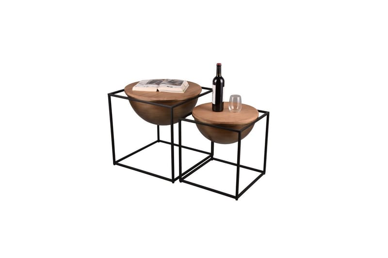 Sidebord Mirrors & More Celli 53 x 55 cm - 53 x 55 cm - Møbler - Bord - Avlastningsbord - Lampebord & sidebord