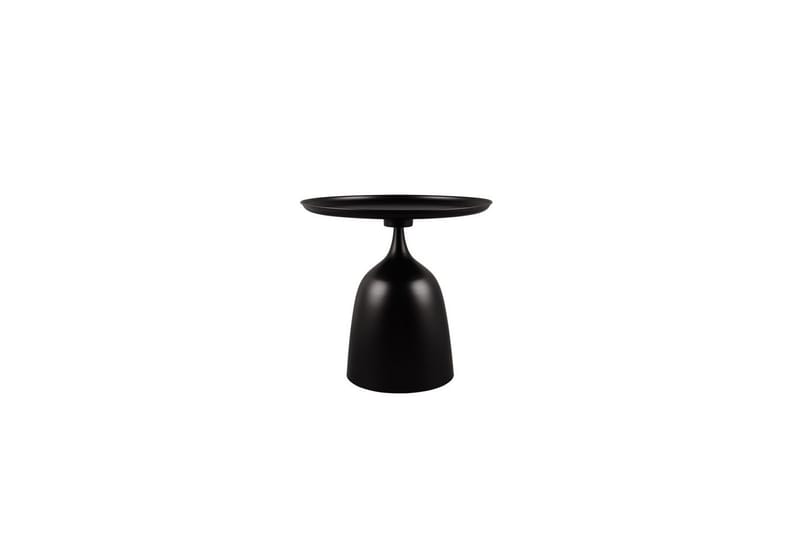 Sidebord Mirrors & More Mona Ø 48 x 46 cm, Svart - Ø 48 x 46 cm, Svart - Møbler - Bord - Avlastningsbord - Lampebord & sidebord