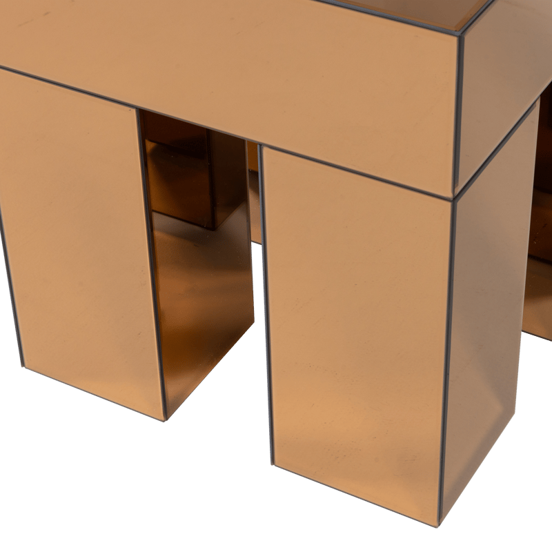 Sidebord Mirrox 45 cm - Brun - Møbler - Bord - Avlastningsbord - Lampebord & sidebord