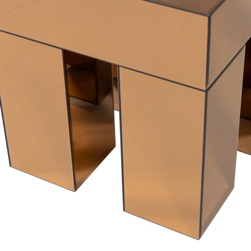 Sidebord Mirrox 45 cm - Brun - Møbler - Bord - Avlastningsbord - Lampebord & sidebord