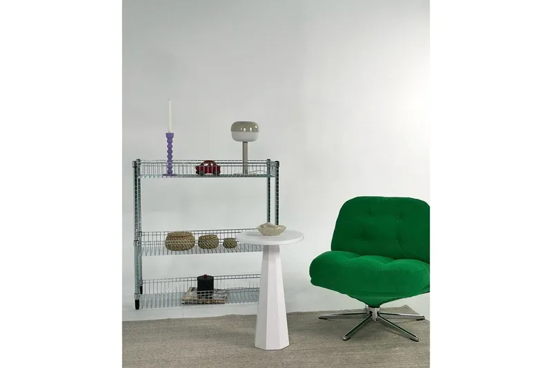 Sidebord Miu Hvit - Hvit - Møbler - Bord - Avlastningsbord - Lampebord & sidebord