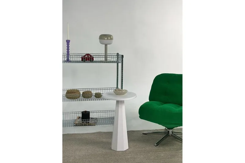 Sidebord Miu Hvit - Hvit - Møbler - Bord - Avlastningsbord - Lampebord & sidebord