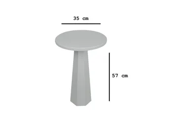 Sidebord Miu Hvit - Hvit - Møbler - Bord - Avlastningsbord - Lampebord & sidebord