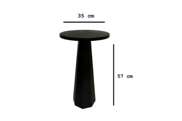 Sidebord Miu Svart - Svart - Møbler - Bord - Avlastningsbord - Lampebord & sidebord