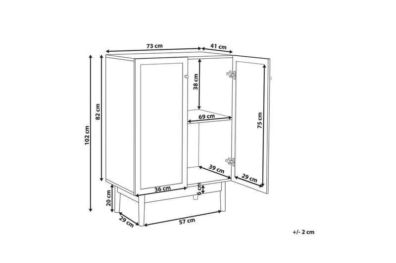 Sidebord Nivo - Møbler - Bord - Avlastningsbord - Lampebord & sidebord