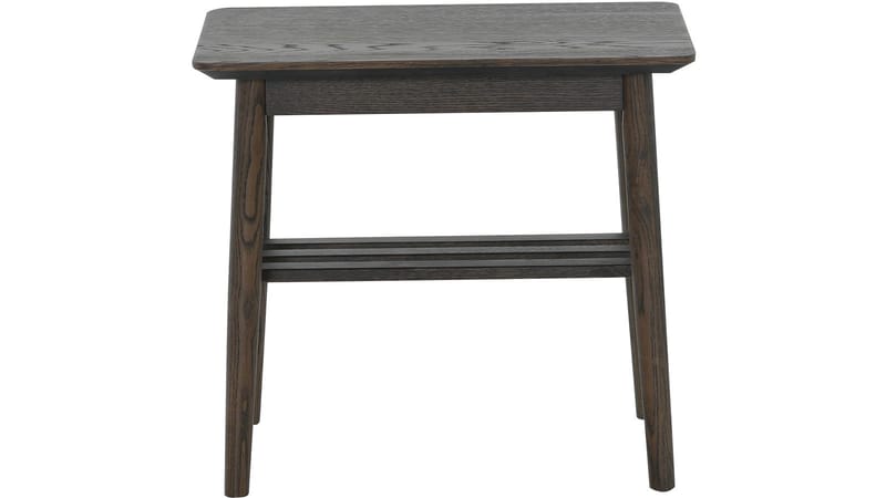 Sidebord Olsund med Hylle - Brun, hvitpigmentert - Møbler - Bord - Avlastningsbord - Lampebord & sidebord